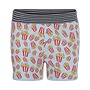 Charlie Choe Dames Pyjama Short Lichtblauw Popcorn