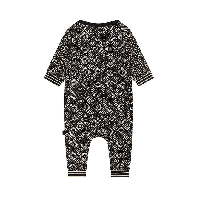 Charlie Choe Baby Meisjes Pyjama Zwart Ruit