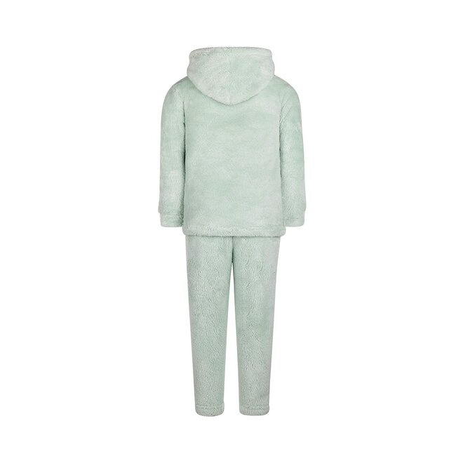 Charlie Choe Girls Homewear Set Light Aqua Teddy