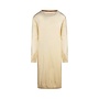 Charlie Choe Dames Pyjama Homewear Dress Off White Velours