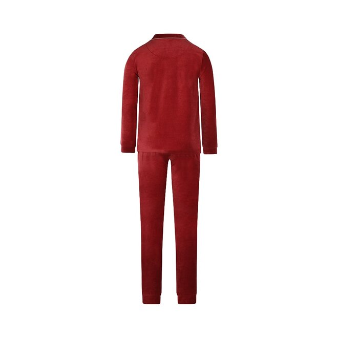 Charlie Choe Dames Homewear Set Steenrood Retro