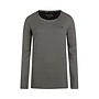 Charlie Choe Damen Pyjama Shirt Schwarz Gestreift