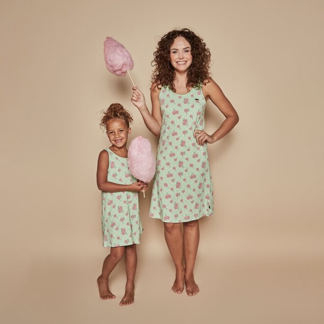 Charlie Choe Ladies Nightshirt Soft Green Cotton Candy