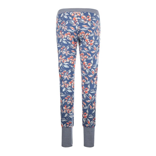Charlie Choe Ladies Pyjama Trousers Blue Flowers