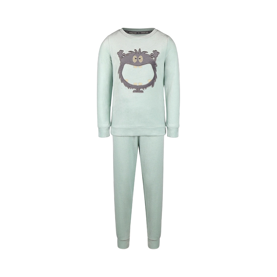 Charlie Choe Boys Pyjamas Homewear Set Velour Funny Monster Charlie Choe Sleepwear