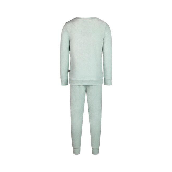 Charlie Choe Schlafanzug für Jungen Homewear Set Velours Funny Monster