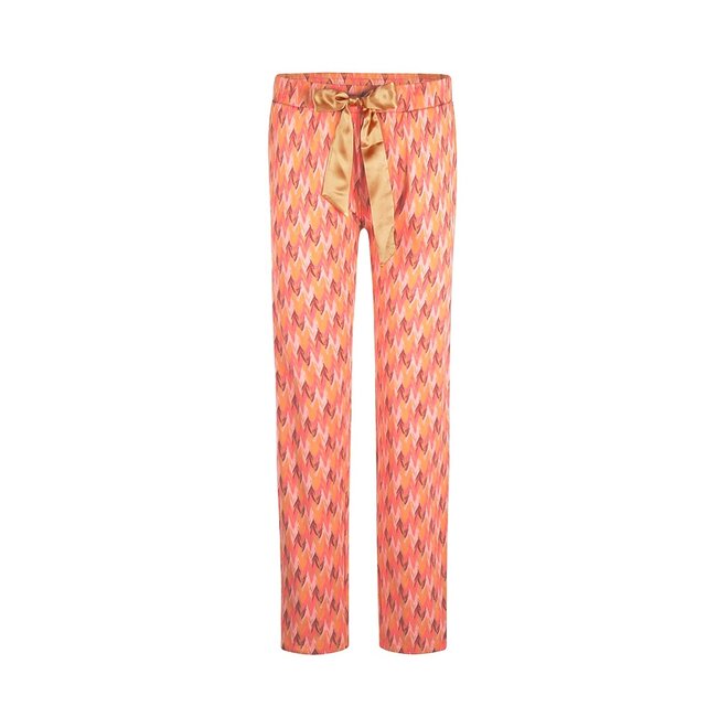 Charlie Choe Dames Pyjamabroek Roze Fantasie