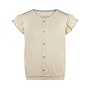 Charlie Choe Dames Boxy Pyjama T-shirt Off White