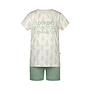 Charlie Choe Jongens Pyjama Shortama Lichtgroen Cactus