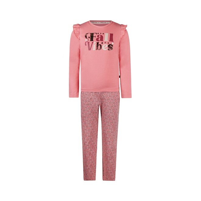 Charlie Choe Mädchen Homewear Set Rosa Hellviolett