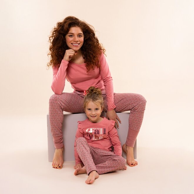 Charlie Choe Meisjes Homewear Set Roze Lichtpaars
