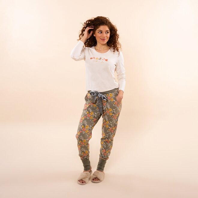 Charlie Choe Women's Long Sleeve Off White Autumn