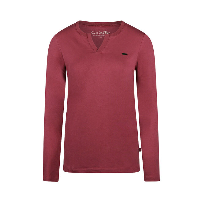 Charlie Choe Damen Langarmshirt Lila