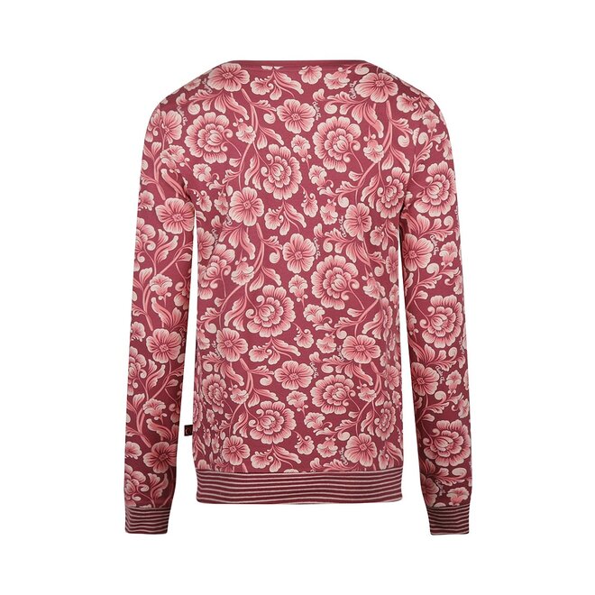 Charlie Choe Women's Pullover Purple Flower