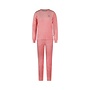 Charlie Choe Damen Velours Set Rosa