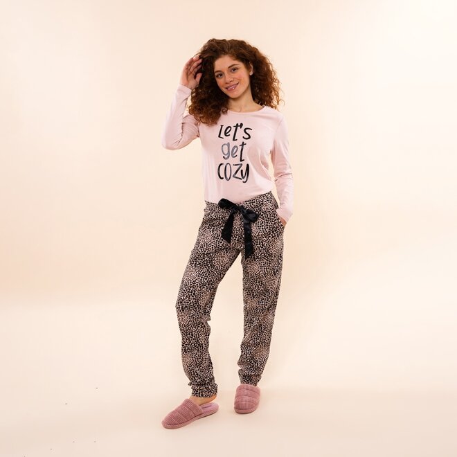 Charlie Choe Dames Longsleeve Lichtroze