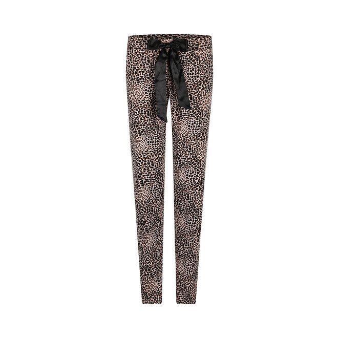 Charlie Choe Dames Pyjamabroek Lichtroze Panter