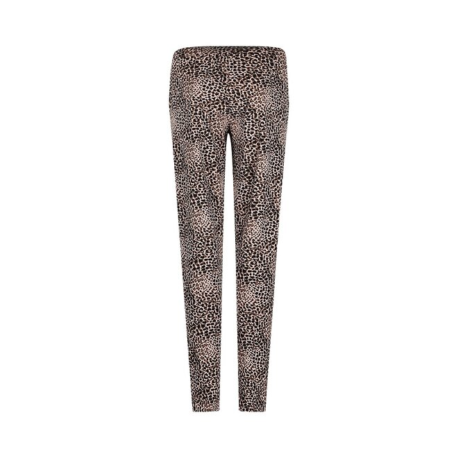 Charlie Choe Damen Pyjamahose Hellrosa Panther