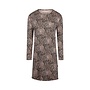 Charlie Choe Dames Bigshirt Lichtroze Panter