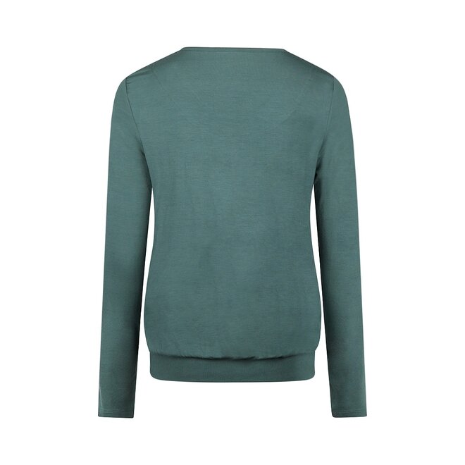 Charlie Choe Dames T-shirt Groen Blauw