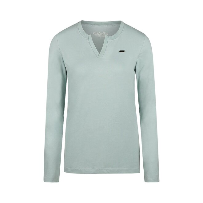 Charlie Choe Dames Longsleeve Lichtblauw