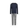 Charlie Choe Men's Pyjama Set Navy Checked