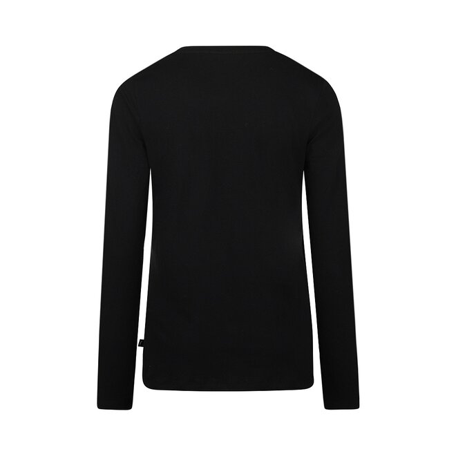 Charlie Choe Dames Longsleeve Zwart Goodnight