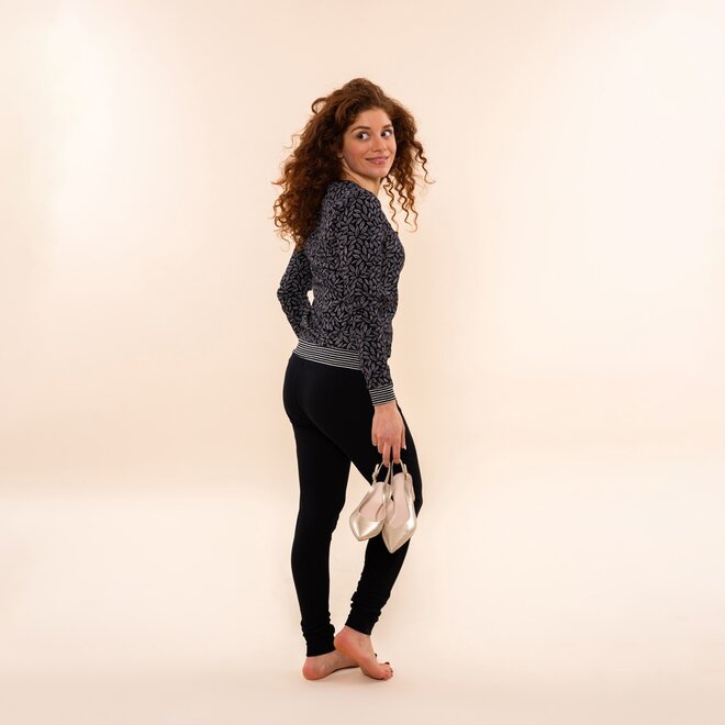 Charlie Choe Damen Leggings Schwarz