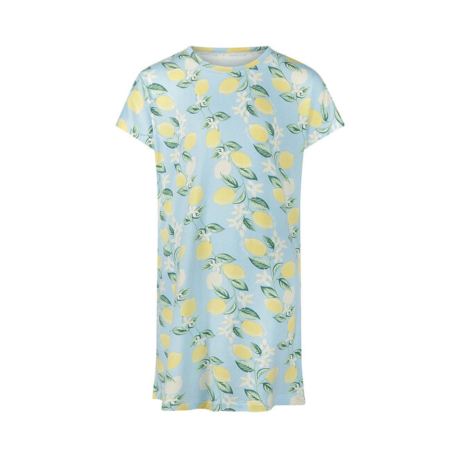 Charlie Choe Girls' Nightdress Light Blue Lemon