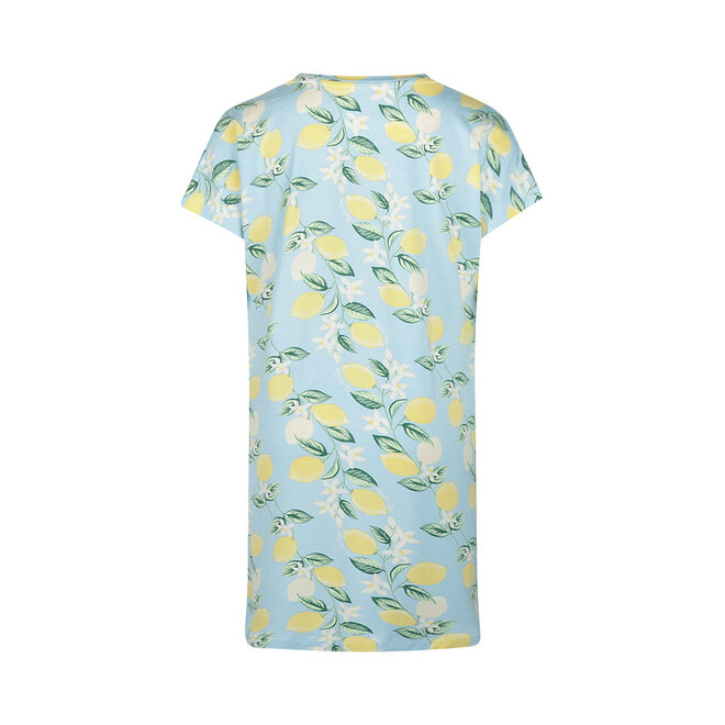 Charlie Choe Girls' Nightdress Light Blue Lemon