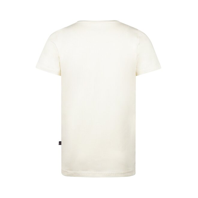 Charlie Choe Women's Pyjama T-shirt White Blue Flowers