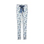 Charlie Choe Dames Pyjamabroek Wit Blauw Bloemen