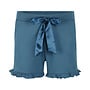 Charlie Choe Women's Ruffle Pyjama Shorts Navy