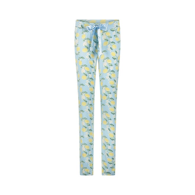 Charlie Choe Women's Pyjama Trousers Light Blue Lemon