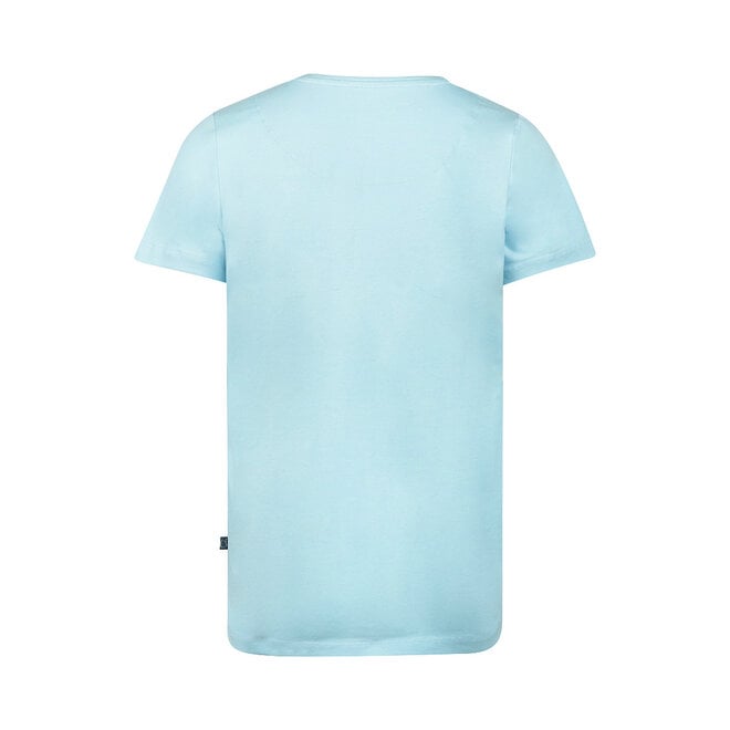 Charlie Choe Damen Pyjama-T-Shirt Hellblau