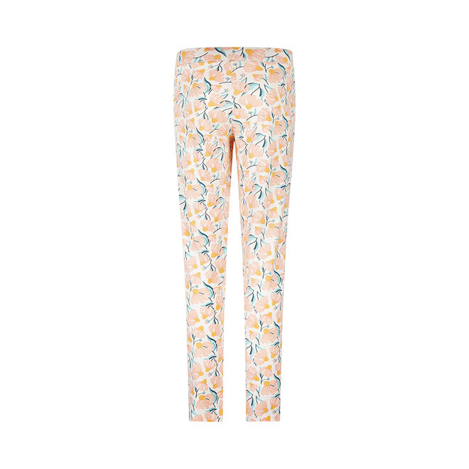 Charlie Choe Dames Pyjamabroek Licht Peach Bloemen
