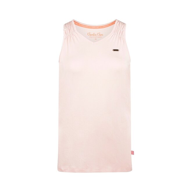 Charlie Choe Dames Pyjama Tanktop Licht Peach