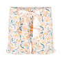 Charlie Choe Women's Ruffle Pyjama Shorts Light Peach Floral