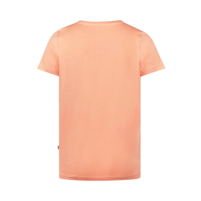 Charlie Choe Damen Pyjama-T-Shirt Pfirsich