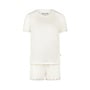 Charlie Choe Women's Pyjama Shorts Set White Cotton