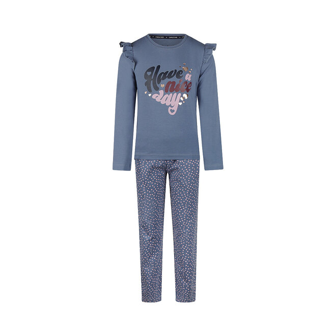Charlie Choe Meisjes Pyjama Blauw Roze Stipjes