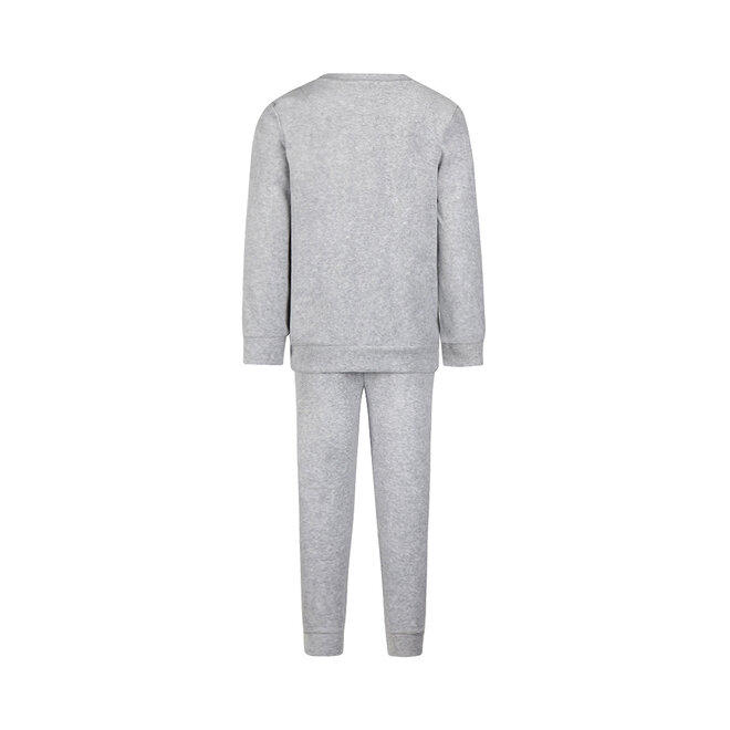 Charlie Choe Mädchen-Velours-Set, grau, Schaf