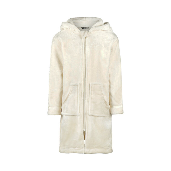 Charlie Choe Unisex-Bademantel, Off-White, flauschig