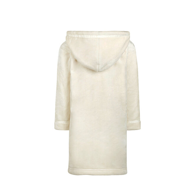 Charlie Choe Unisex-Bademantel, Off-White, flauschig