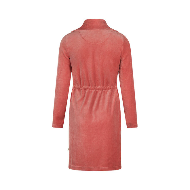 Charlie Choe Dames Badjas Oudroze Velours