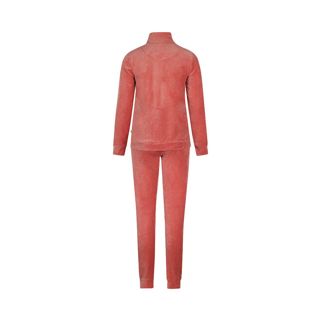 Charlie Choe Damen-Homewear-Set Altrosa Velours
