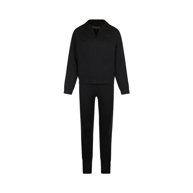Charlie Choe Women’s Loungewear Set, Black