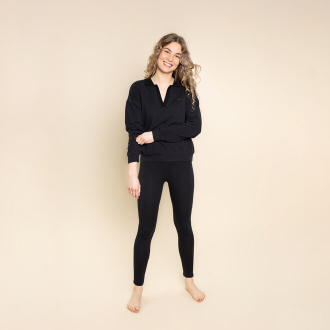 Charlie Choe Women’s Loungewear Set, Black