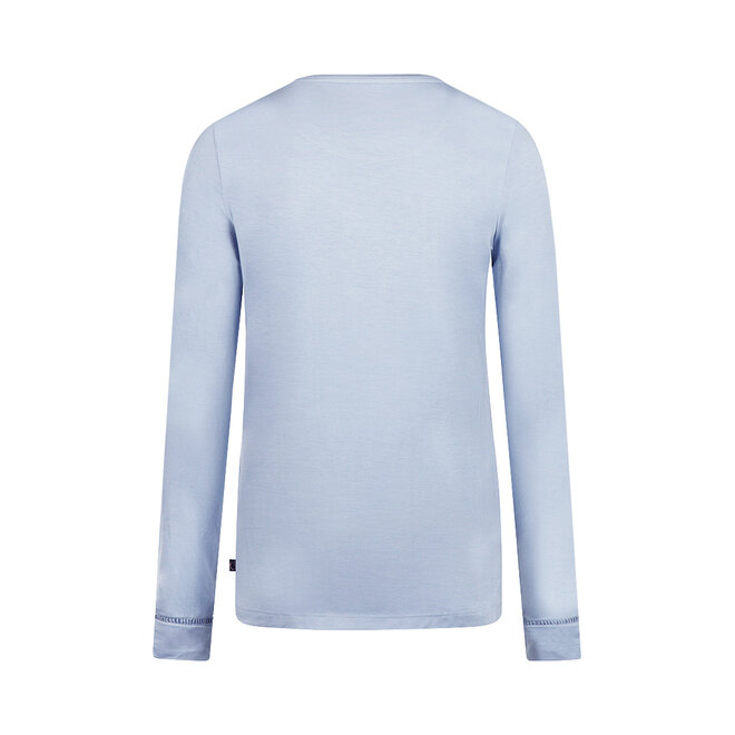 Charlie Choe Damen-Pyjama-Shirt Hellblau