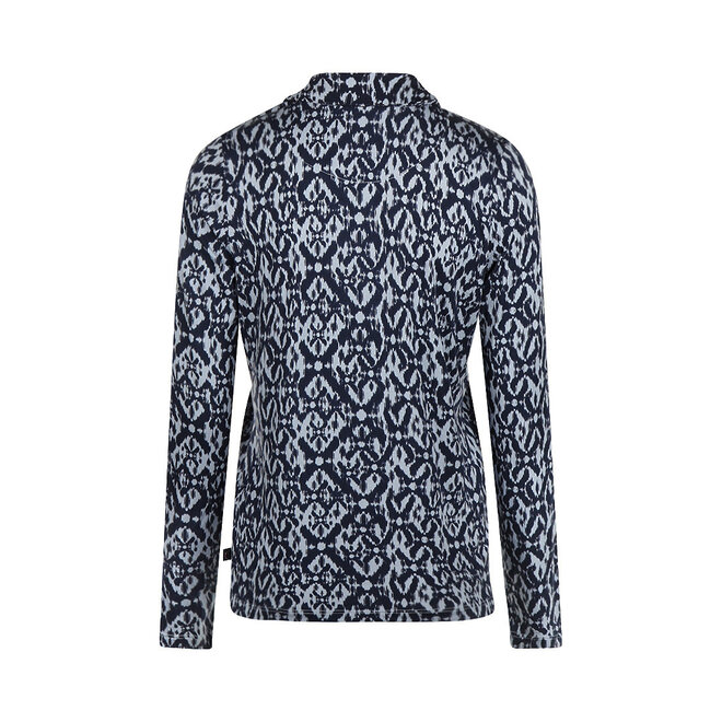 Charlie Choe Dames Pyjama Shirt Blauw